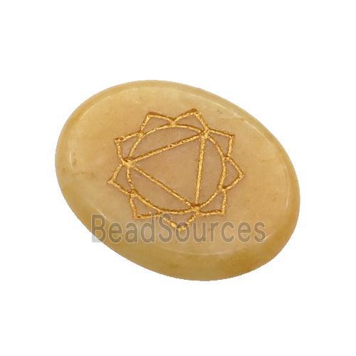 Mix Gemstone Oval Cabochon Chakra Pendant No Hole