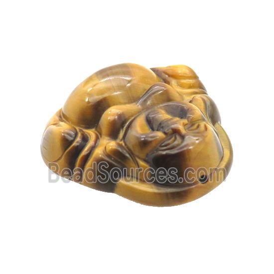 Natural Tiger Eye Stone Buddha Pendant