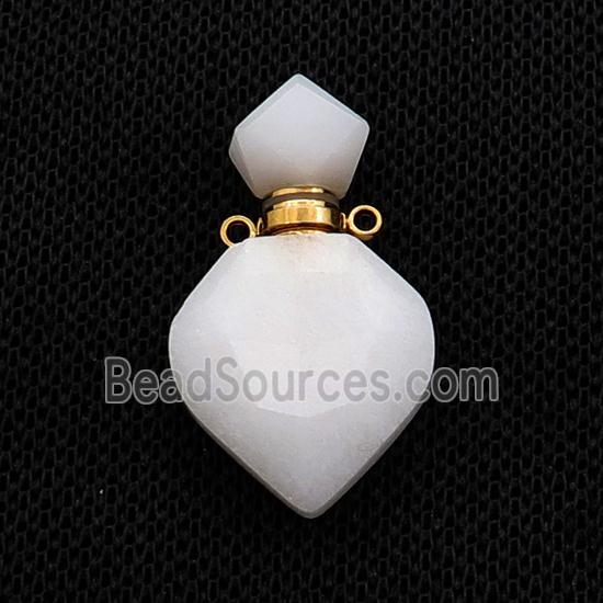 White Jade Perfume Bottle Pendant