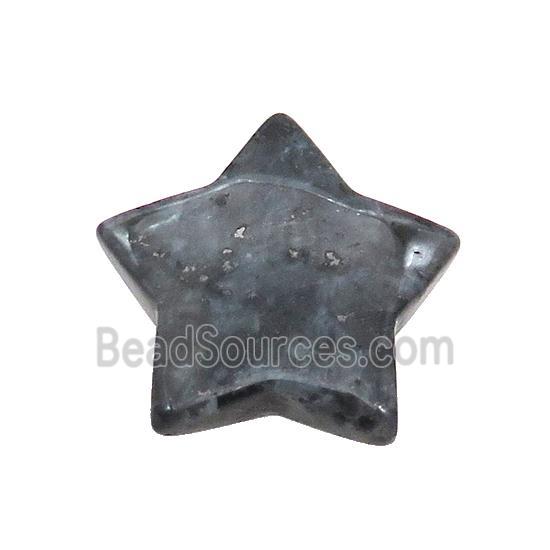 Black Labradorite Star Pendant Undrilled