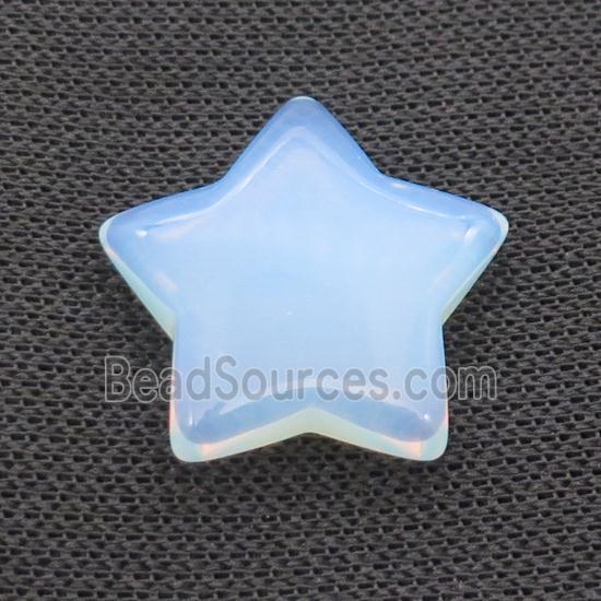 White Opalite Star Pendant Undrilled