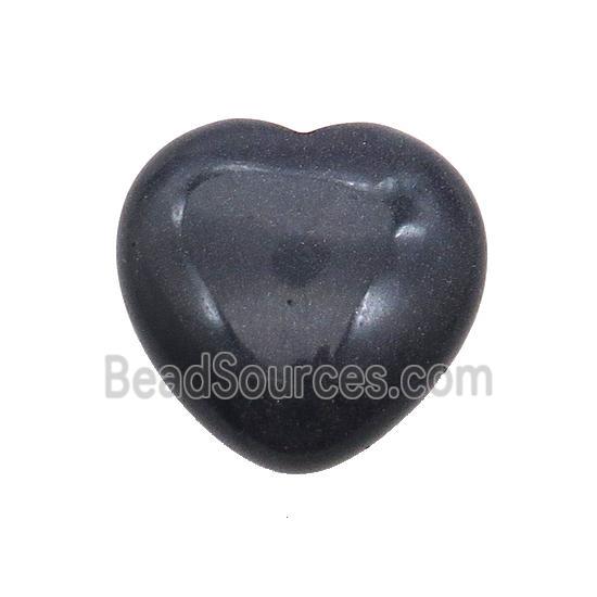 Blue Sandstone Heart Pendant Undrilled