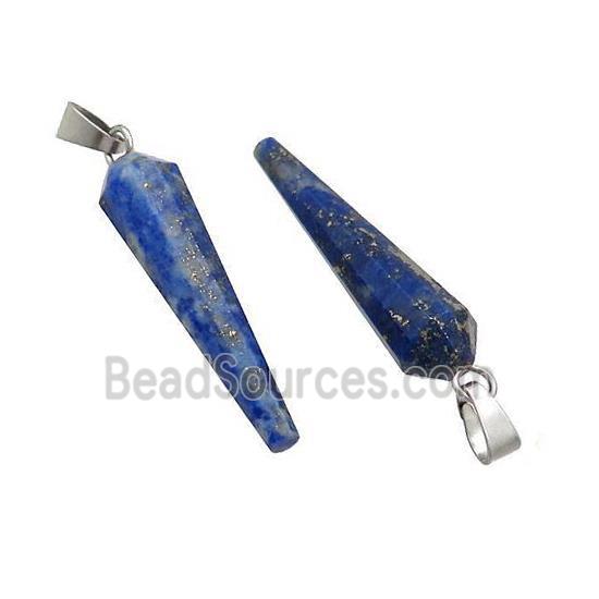 Natural Lapis Lazuli Pendulum Pendant Purple