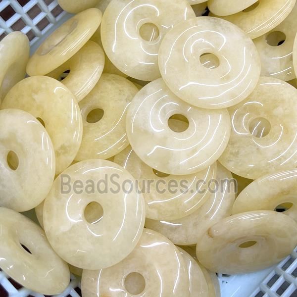 Yellow Aventurine Donut Pendant