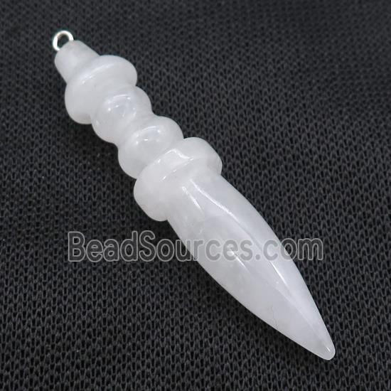 Natural Clear Quartz Pendulum Pendant