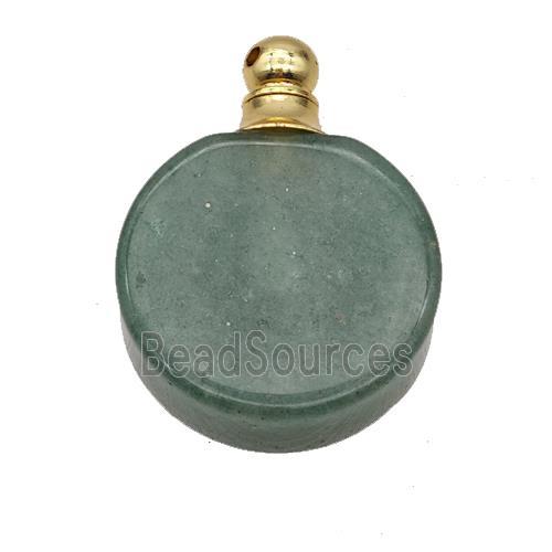 Natural Green Aventurine Perfume Bottle Pendant