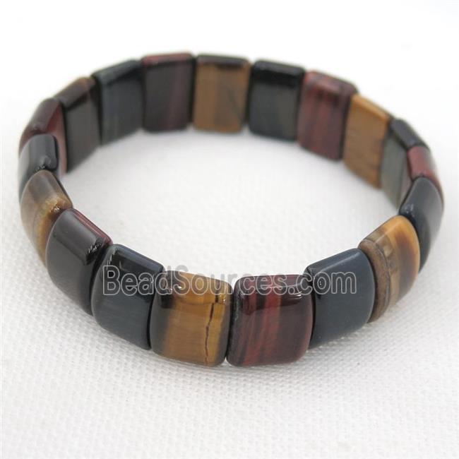 Tiger eye stone Bracelets, multicolor, A-grade