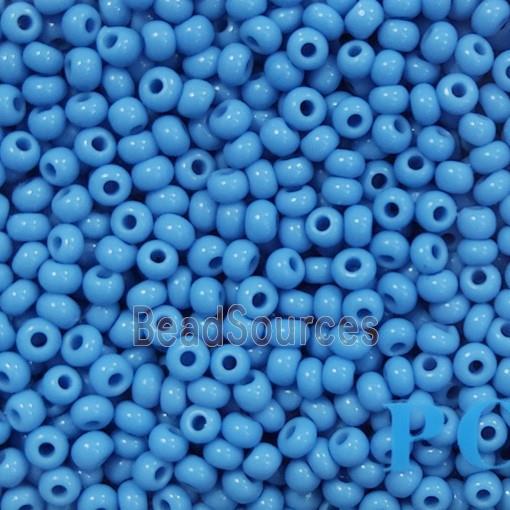 Blue Glass Seed Beads Rondelle A-Grade