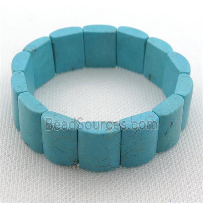 Magnesite Turquoise stretchy Bracelets