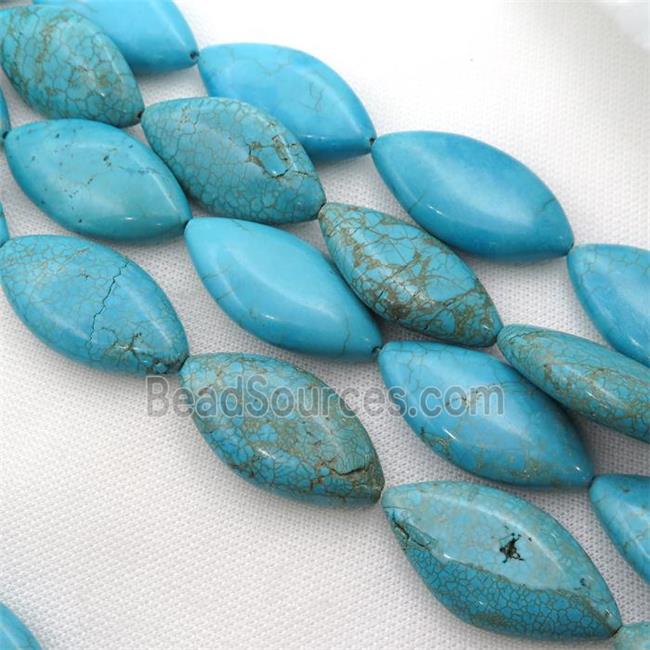 Magnesite Turquoise Beads, horse eye