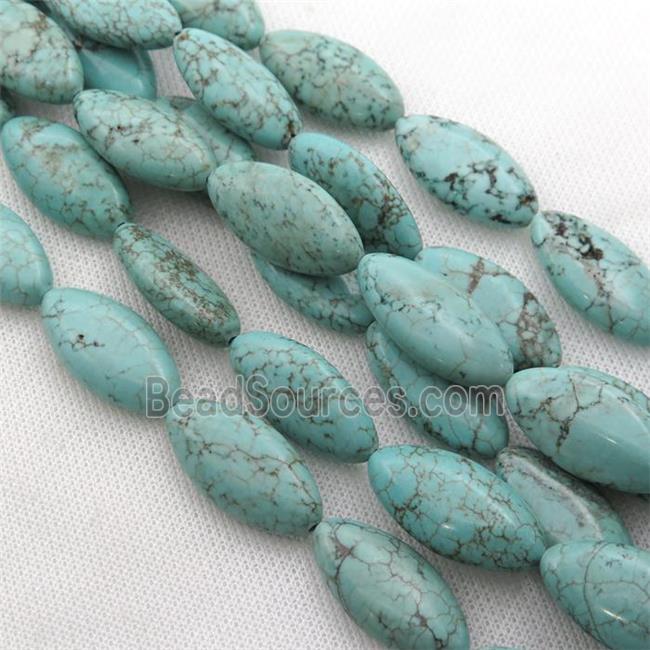 green Magnesite Turquoise beads, horseeye