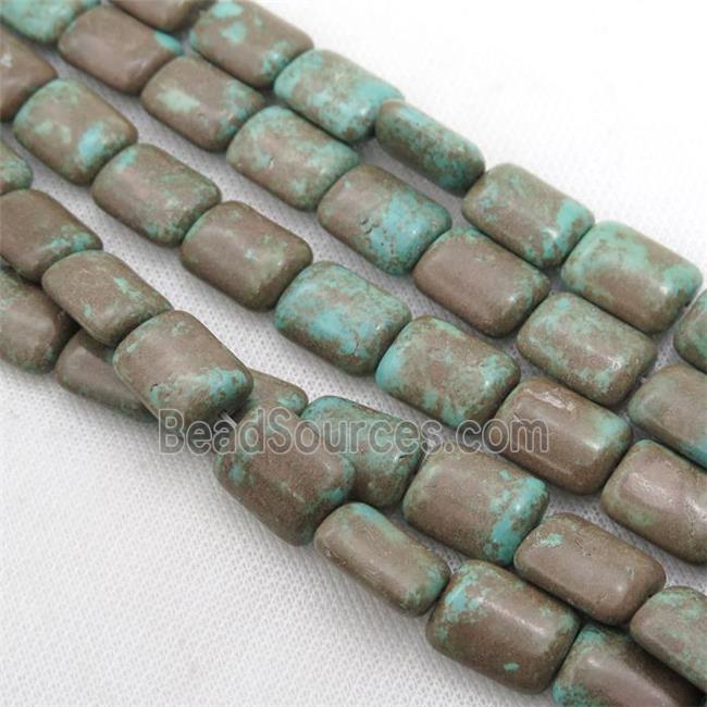 Magnesite Turquoise beads, rectangle