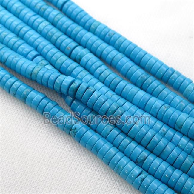 blue Sinkiang Turquoise heishi beads