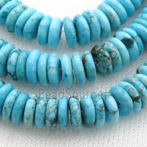 blue Sinkiang Turquoise heishi beads