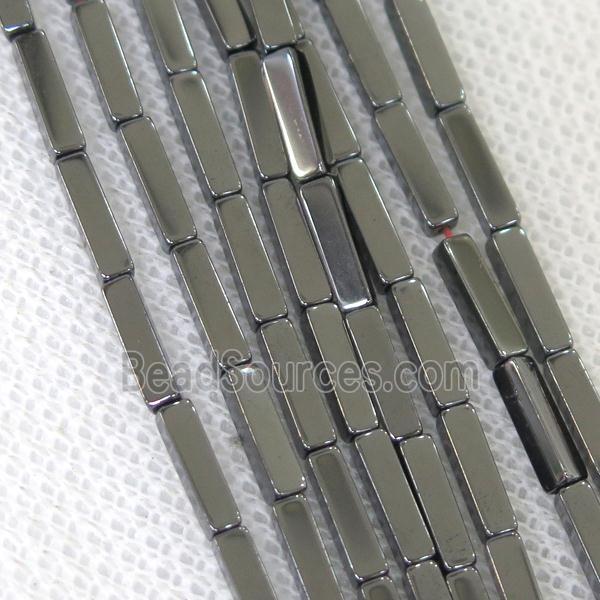 black Hematite cuboid beads