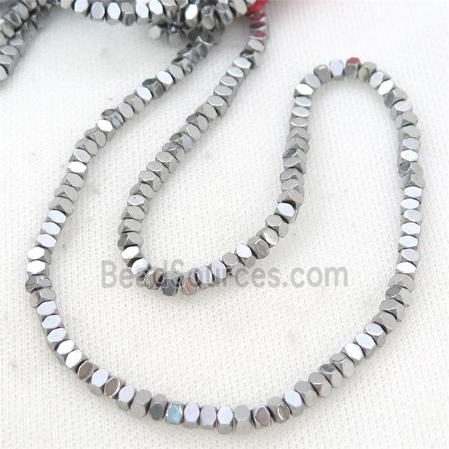 Hematite Beads Platinum