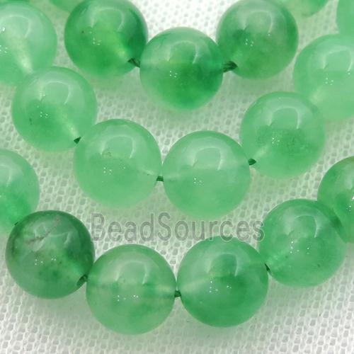 Dichromatic Spong Jade Beads, round