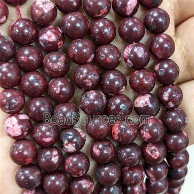 Jade Beads Dye Smooth Round