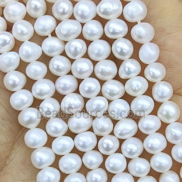 Natural Freshwater Pearl round Beads