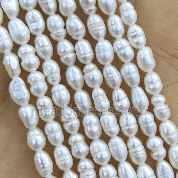 white Freshwater Pearl rice Beads