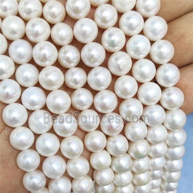 White Pearl Beads Round AAA-Grade