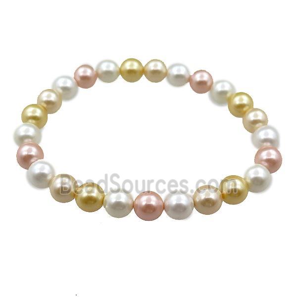 pearlized shell bracelet