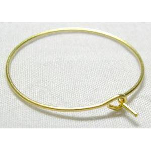 stainless steel Hoop Earrings, gold plated