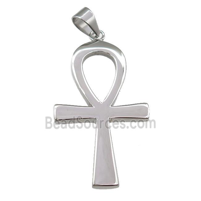 stainless steel cross pendant