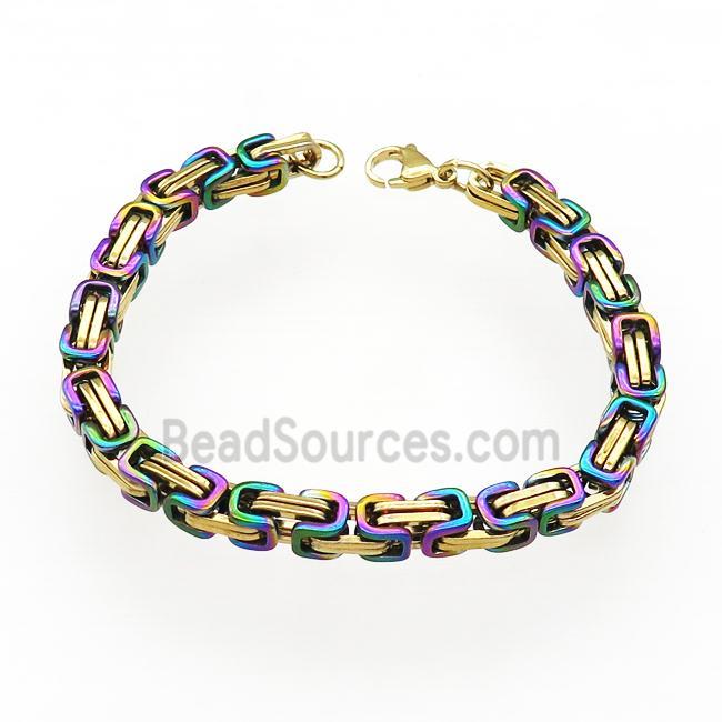 Stainless Steel Bracelet Gold Plated