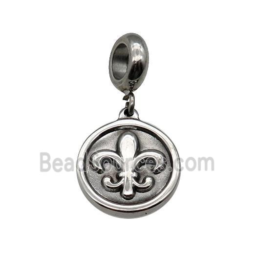 Stainless Steel Pendant Antique Silver