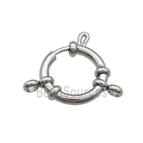 Raw Stainless Steel Clasp