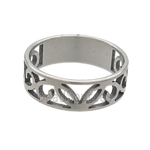 Raw Stainless Steel Rings