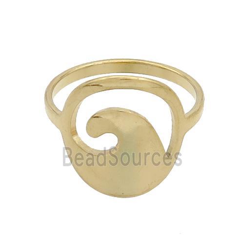 Stainless Steel Rings Gold Plated