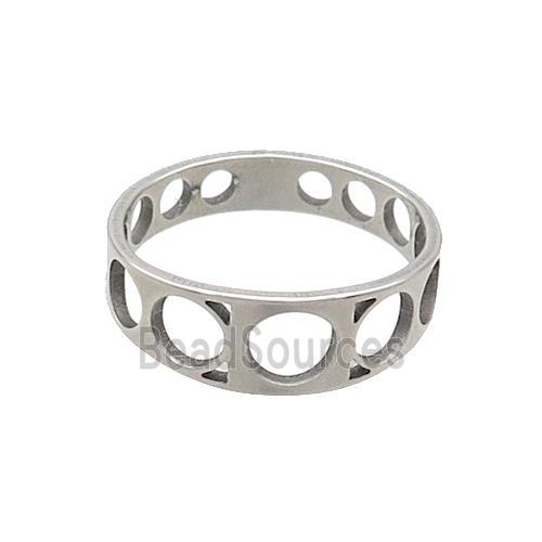 Raw Stainless Steel Rings