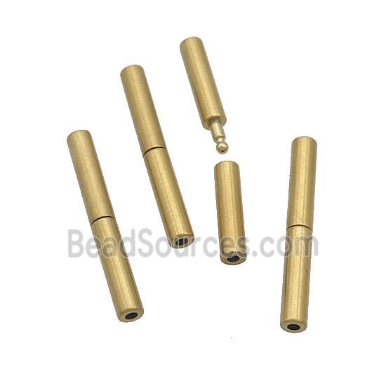 Stainless Steel Slider Clasp Gold Plated