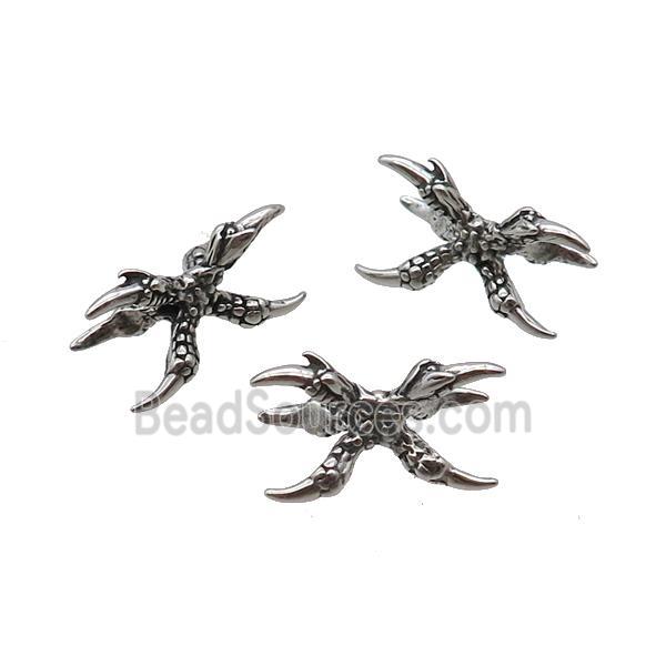 Stainless Steel Beads Holder Antique Silver