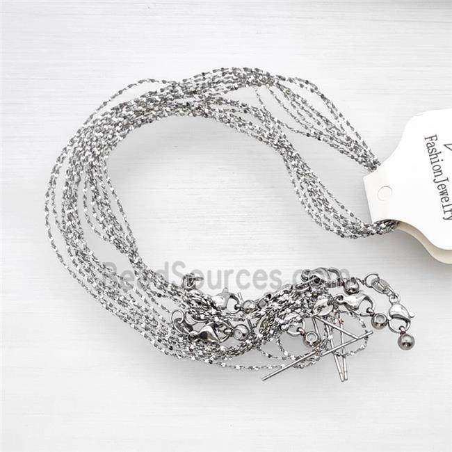 Raw Stainless Steel Necklace Chain