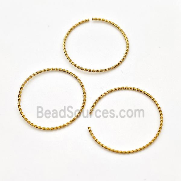 Stainless Steel Rings Gold Plated