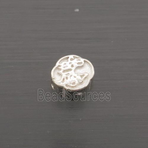 Sterling Silver Beads Button