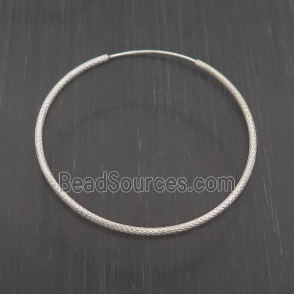 Sterling Silver Hoop Earring