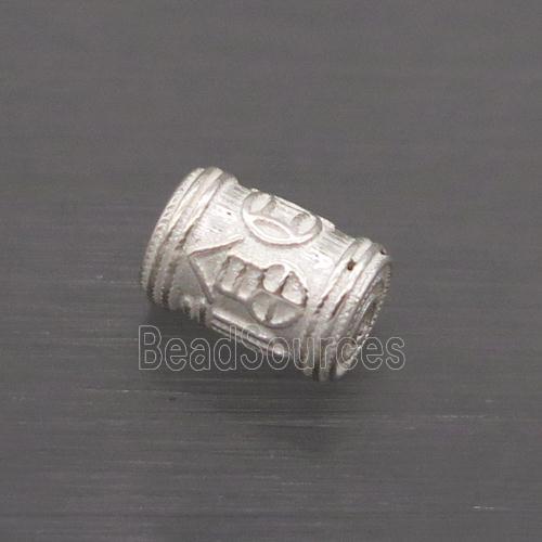 Sterling Silver Beads Tube