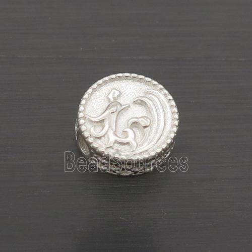 Sterling Silver Beads Button