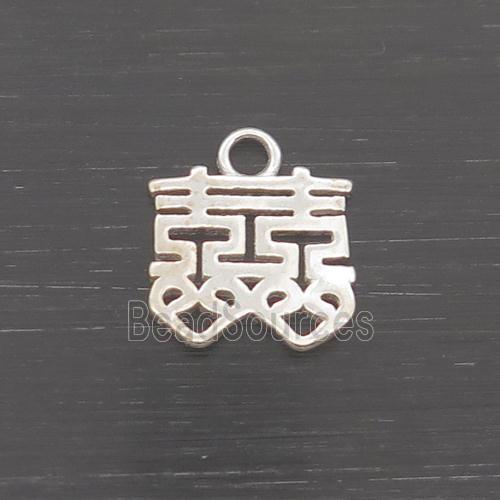 Sterling Silver Pendant Chinese Lucky