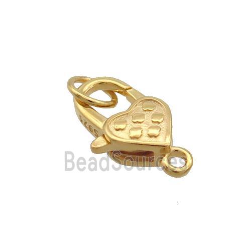 Sterling Silver Lobster Clasp Gold Plated