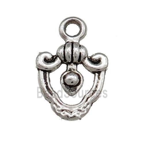 Tibetan Style Zinc Pendant Antique Silver