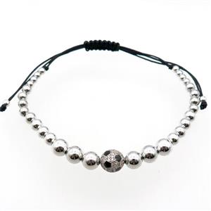 copper Bracelet with football, adjustable, approx 6mm, 8mm, 10mm