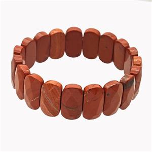 Red Jasper Bracelet Stretchy, approx 11-20mm