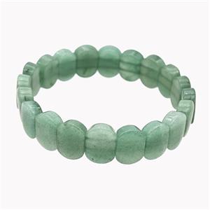 Green Aventurine Bracelet Stretchy, approx 11-15mm