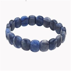 Blue Aventurine Bracelet Stretchy, approx 11-15mm