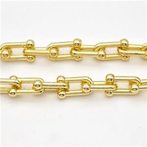 Alloy Chain Gold Plated, approx 6-11mm